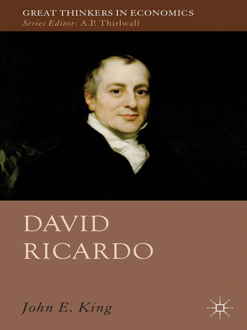 Title details for David Ricardo by J. King - Available